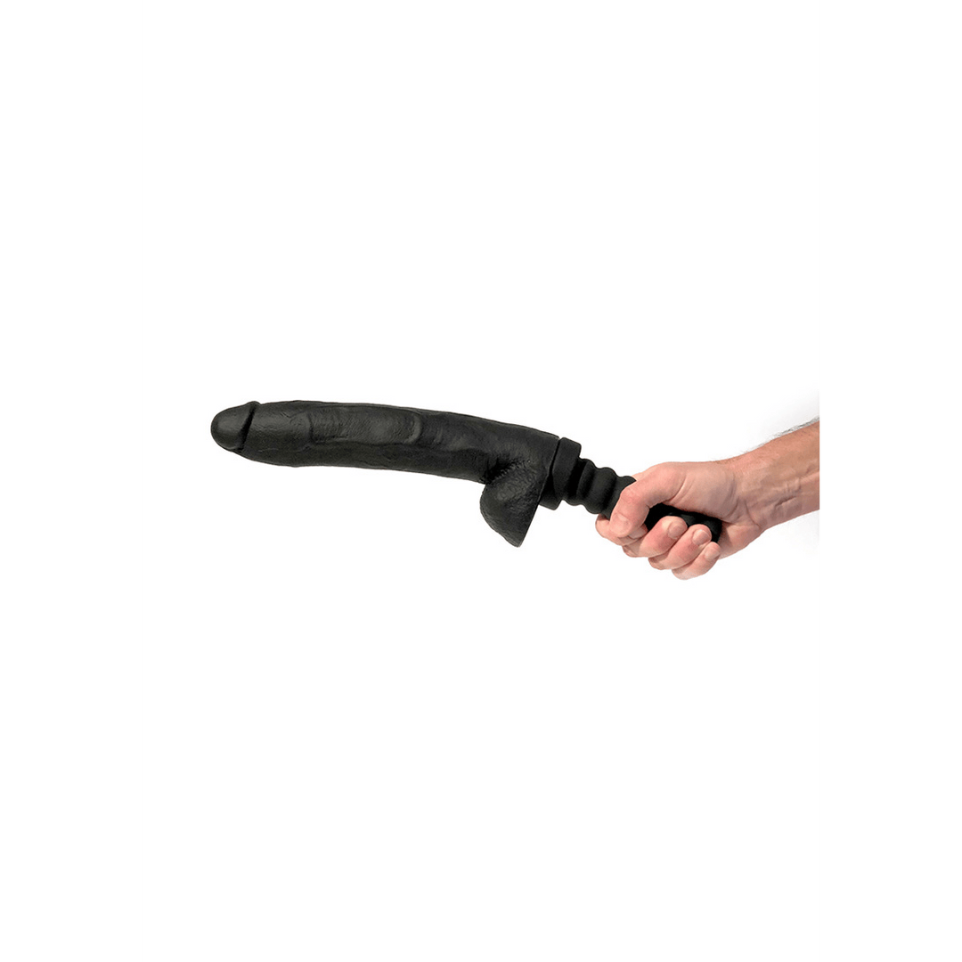 Realistischer Dildo Boneyard Cock Tool Kit Schwarz 25,4 cm – Ansicht 4
