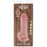 Realistischer Dildo Deluxe mit Hoden Extra Dick 12,5 x 4,5 cm – Ansicht 4