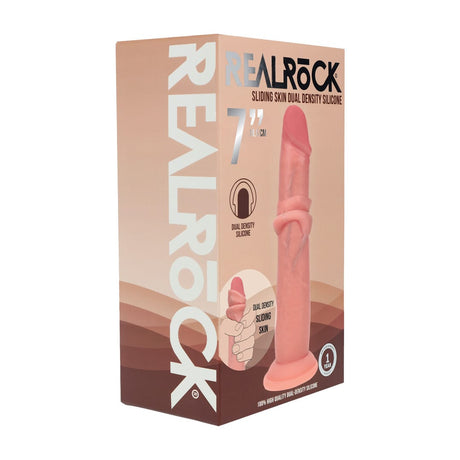 Dildo Realistischer Dual Density Gleithaut 18,5 x Ø 3,9 cm – Ansicht 9