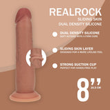 Realistischer Dildo Dual Density Gleithaut 20,5 x Ø 4,3 cm – Ansicht 20