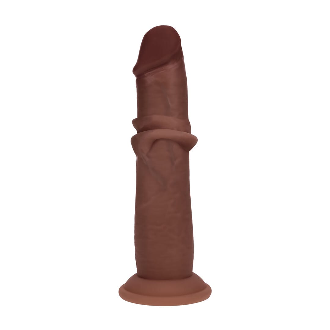 Realistischer Dildo Dual Density Gleithaut 20,5 x Ø 4,3 cm – Ansicht 4