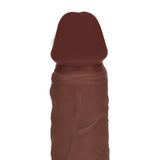 Realistischer Dildo Dual Density vibrierend stoßend mit Hoden 20,3 x Ø 4 cm – Ansicht 7