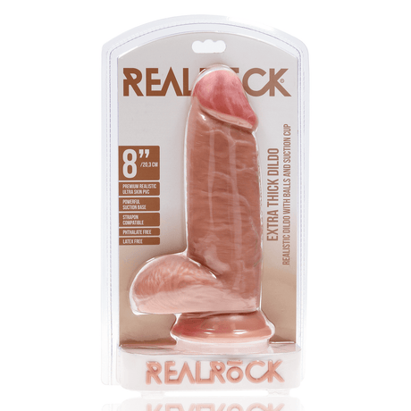 Realistischer Dildo extra dick gerade mit Hoden 16,5 x Ø 6,6 cm – Ansicht 9