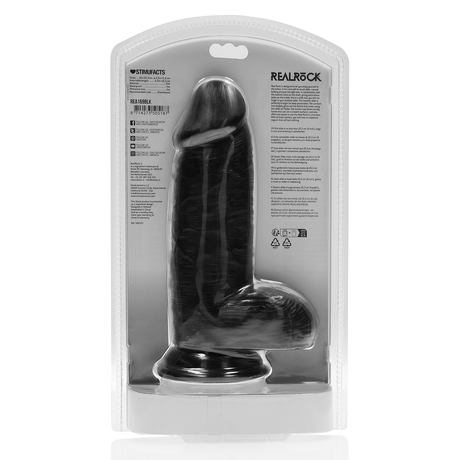 Realistischer Dildo extra dick gerade mit Hoden 16,5 x Ø 6,6 cm – Ansicht 3