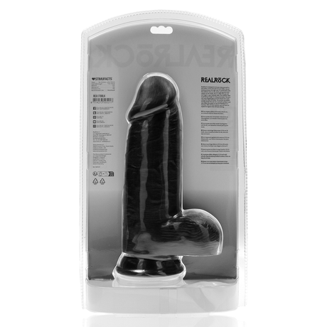 Realistischer Dildo extra dick gerade mit Hoden 7,5 x Ø 7,6 cm – Ansicht 3