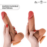 Realistischer Dildo Gary L aus Silikon mit Hoden 23 cm Ø 4,7 cm – Ansicht 2
