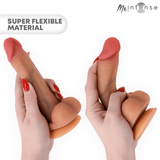 Realistischer Dildo Gary S aus Silikon mit Hoden 17,8 cm Ø 4,2 cm – Ansicht 2