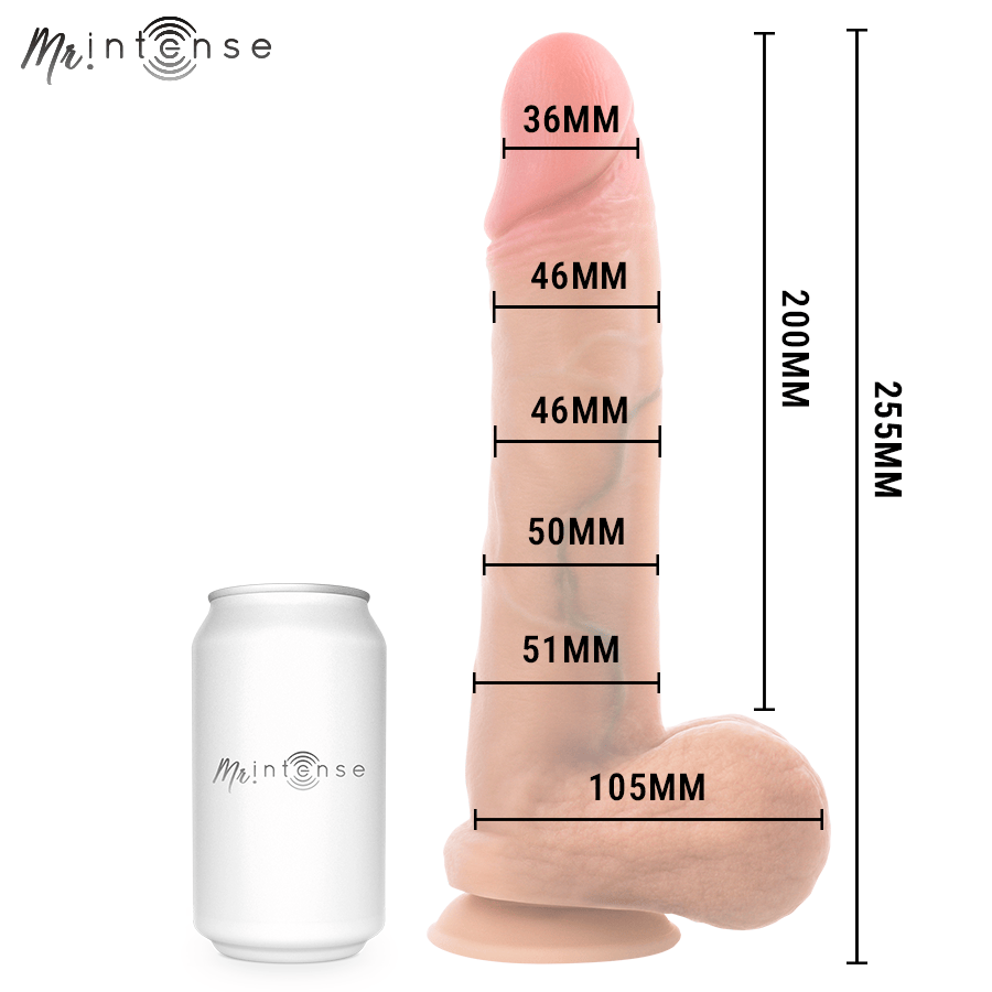 Realistischer Dildo Gary XL aus Silikon mit Hoden 25,5 cm Ø 5,1 cm – Ansicht 5