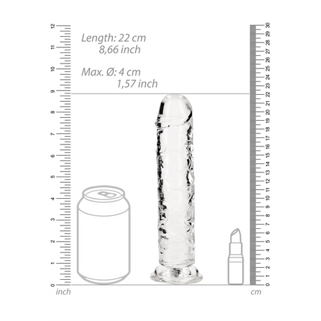Realistischer Dildo gerade mit Saugfuß 20 x Ø 4 cm – Ansicht 20