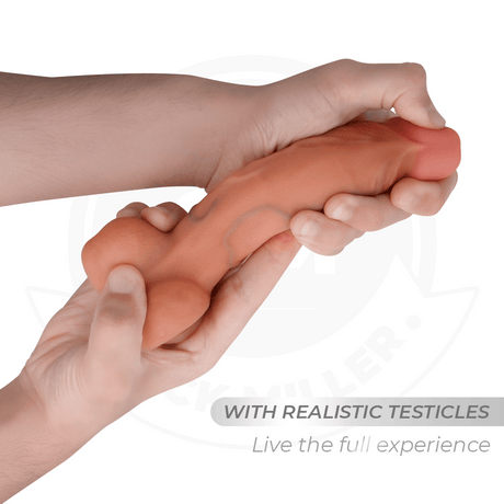 Realistischer Dildo Hyperrealistischer Artikulierbarer 17,8 cm