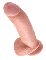 Realistischer Dildo Jones mit Hoden natur