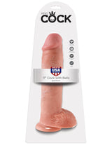 Realistischer Dildo Jones mit Hoden natur