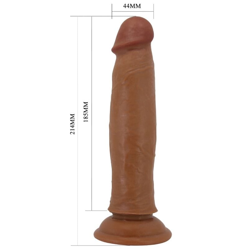 Realistischer Dildo Keon Braun 21 cm – Ansicht 6