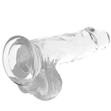 Realistischer Dildo mit Hoden Transparent 15,5 x 3,5 cm – Ansicht 3