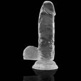 Realistischer Dildo mit Hoden Transparent 15,5 x 3,5 cm – Ansicht 7