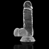 Realistischer Dildo mit Hoden Transparent 15,5 x 3,5 cm – Ansicht 6