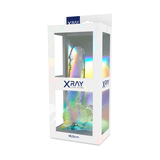 Realistischer Dildo mit Hoden Transparent 18,5 x 3,8 cm – Ansicht 2