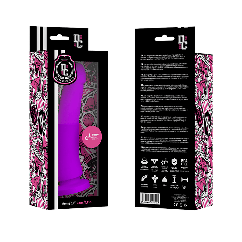 Realistischer Dildo Lila 17 x 3 cm – Ansicht 4