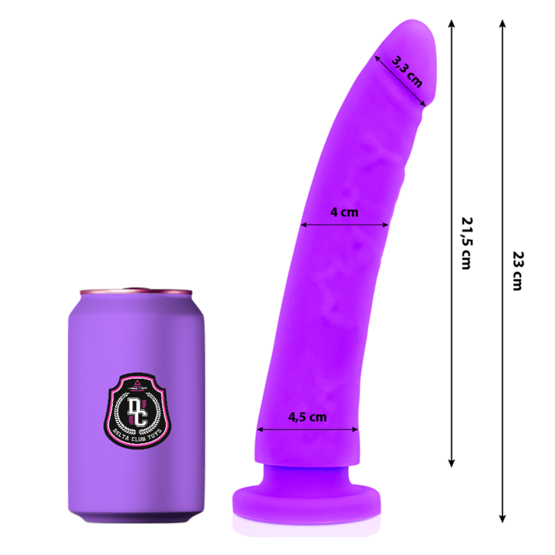 Realistischer Dildo Lila 23 x 4,5 cm