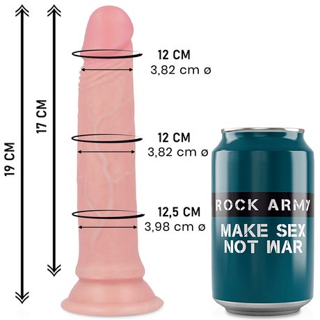 Realistischer Dildo Liquid Silicone Premium Avenger Realistic 19 x 3,98 cm