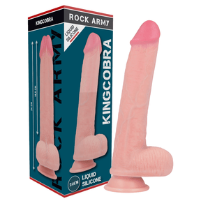 Realistischer Dildo Liquid Silicone Premium Kingcobra Realistic 24 x 4,77 cm