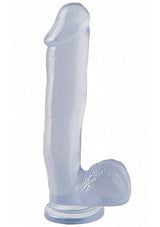 Realistischer Dildo Long John Dong transparent 25 x 5 cm