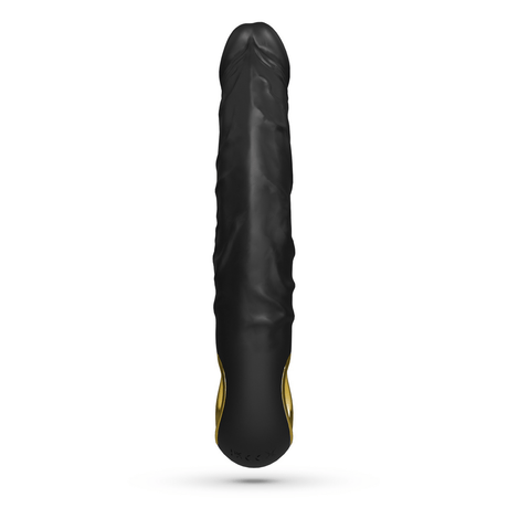 Realistischer Dildo Magnus Bend flexibel mit Vibration Schwarz 16,5 x Ø 3,6 cm – Ansicht 4