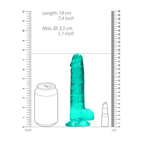Realistischer Dildo mit Hoden 15 x Ø 3,5 cm – Ansicht 13