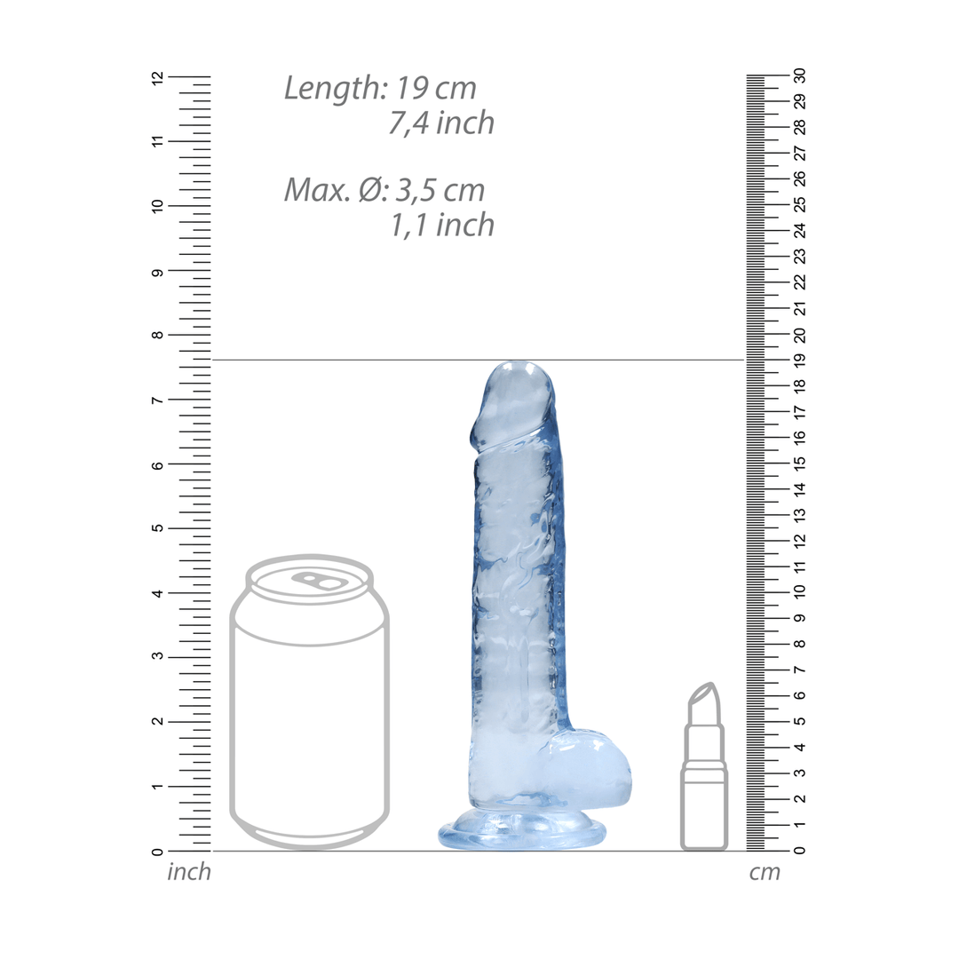 Realistischer Dildo mit Hoden 15 x Ø 3,5 cm – Ansicht 6