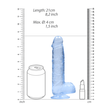 Realistischer Dildo mit Hoden 16 x Ø 4 cm – Ansicht 6