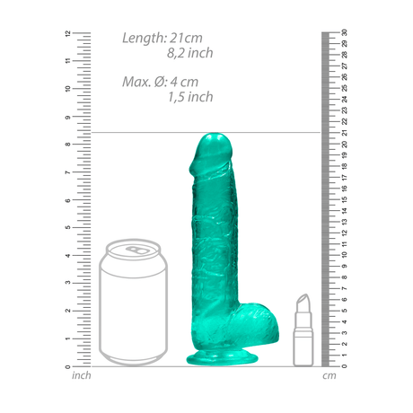 Realistischer Dildo mit Hoden 16 x Ø 4 cm – Ansicht 13