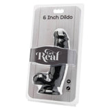 Realistischer Dildo mit Kugeln Schwarz 12 cm