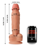 Realistischer Dildo Oliver Flüssigsilikon 15 x 3,9 cm – Ansicht 2