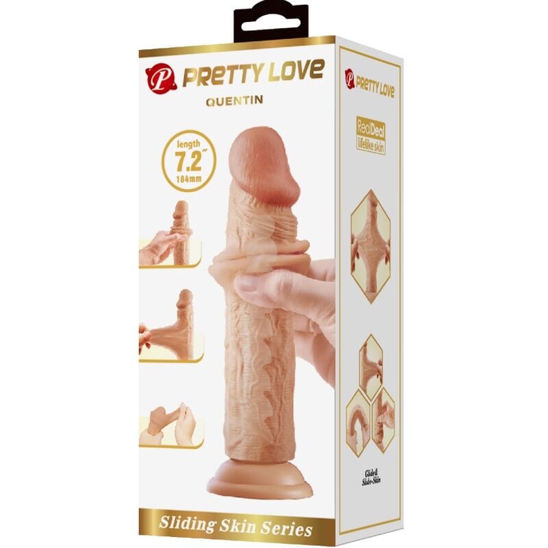 Realistischer Dildo Quentin Natur 18 cm – Ansicht 6