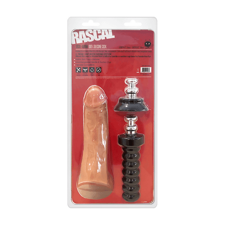 Realistischer Dildo Rascal Jock Adam Natur 20 cm – Ansicht 3