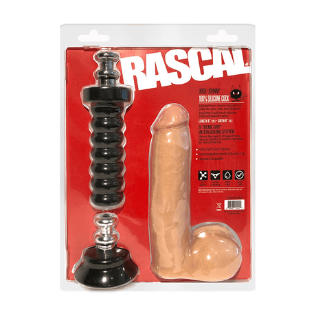 Realistischer Dildo Rascal Jock Johnny Natur 20 cm – Ansicht 3