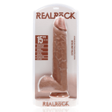Realistischer Dildo RealRock Extra Long mit Hoden und Saugfuß PVC 38,1 x Ø 7,6 cm – Ansicht 9