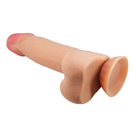 Realistischer Dildo Sliding Skin Series mit Gleitendem Haut-Saugnap Hautfarbe 21,8 cm