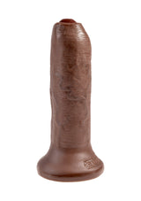 Realistischer Dildo unbeschnitten 16,5 x 3,8 cm Schoko
