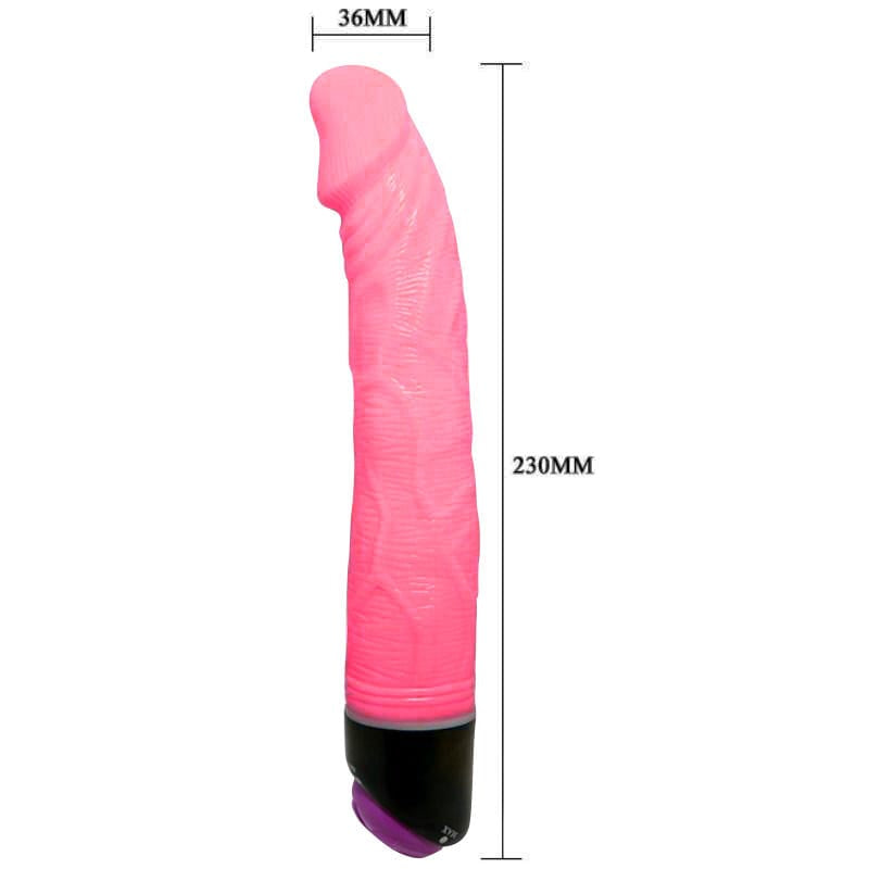 Realistischer Vibrator Adour Club Rosa 23 x 3,6 cm – Ansicht 2