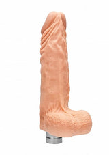 Realistischer Vibrator Älpelekopf 20,5 x 5 cm Natur