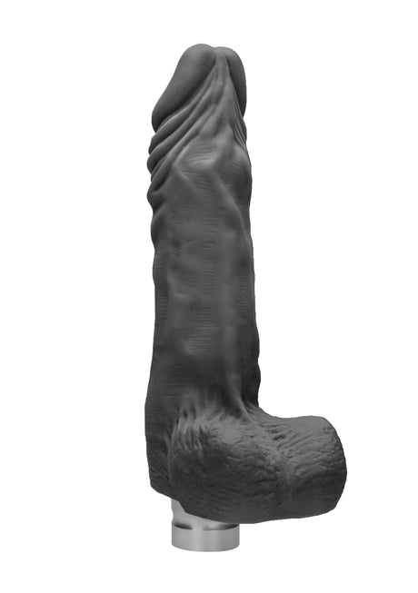 Realistischer Vibrator Berggächtle 18,5 x 4,5 cm Schwarz