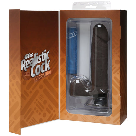 Realistischer Vibrator Davy schwarz 21,5 x 4,3 cm
