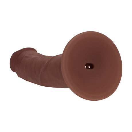Realistischer Vibrator Dual Density gebogen mit Saugfuß 20,3 x Ø 4,3 cm – Ansicht 5