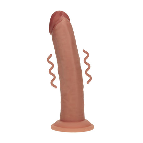 Realistischer Vibrator Dual Density gebogen mit Saugfuß 20,3 x Ø 4,3 cm – Ansicht 15