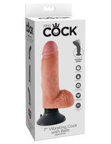 Realistischer Vibrator King mit Hoden