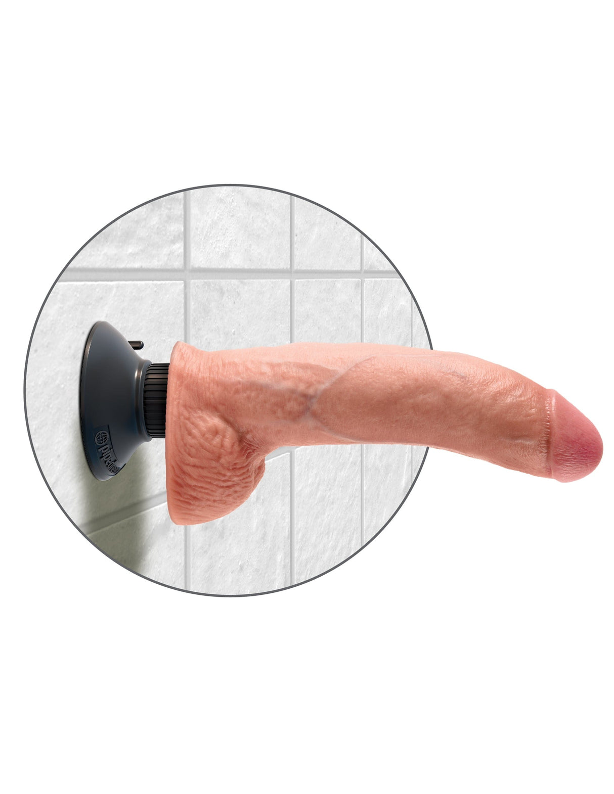 Realistischer Vibrator King mit Hoden