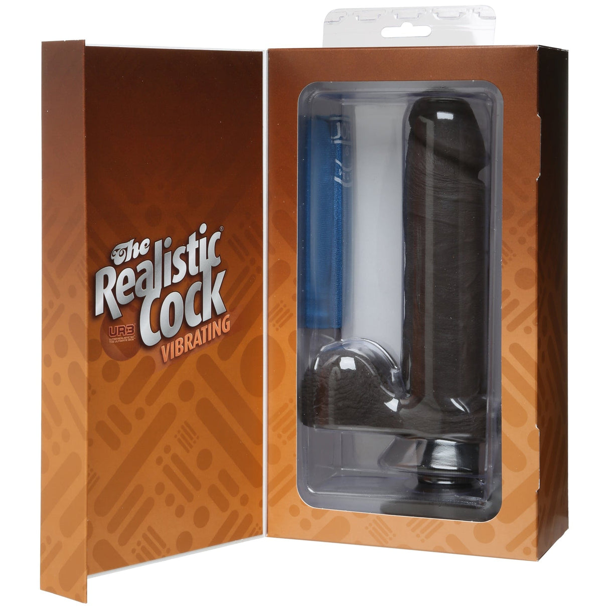 Realistischer Vibrator Logan schwarz 23,6 x 5 cm