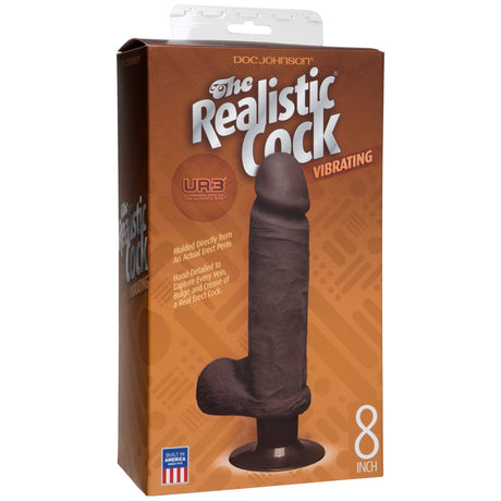 Realistischer Vibrator Logan schwarz 23,6 x 5 cm