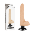 Realistischer Vibrator mit Fernbedienung 2-in-1 Natur 18,5 x 4 cm